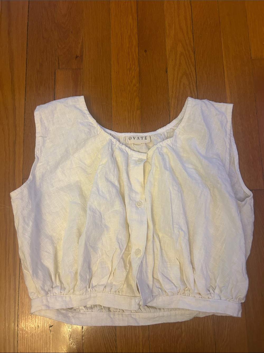 Ovate white salt viola top medium - Picture 2 of 6